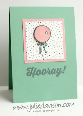 Stampin' Up! Honeycomb Happiness + Perfect Pairings 2016 Sale-a-bration International Stampin' Up! Blog Hop #stampinup www.juliedavison.com