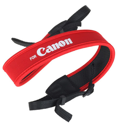 สายคล้องกล้อง Canon สายคล้องกล้องแคนอนสีแดง