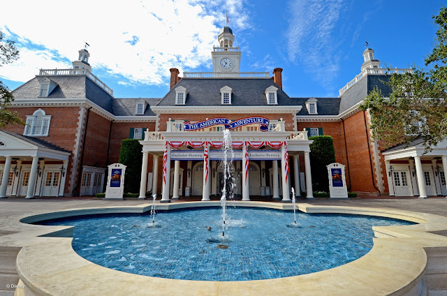 Pavilhão dos Estados Unidos, no Epcot