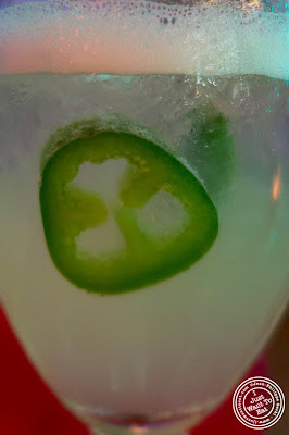 image of jalapeño margarita at El Maguey Y La Tuna on the Lower East Side, NYC, New York