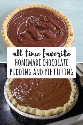 ALL TIME FAVORITE Chocolate Pudding and Pie Filling Homemade ALL TIME FAVORITE Chocolate Pudding and Pie Filling Homemade