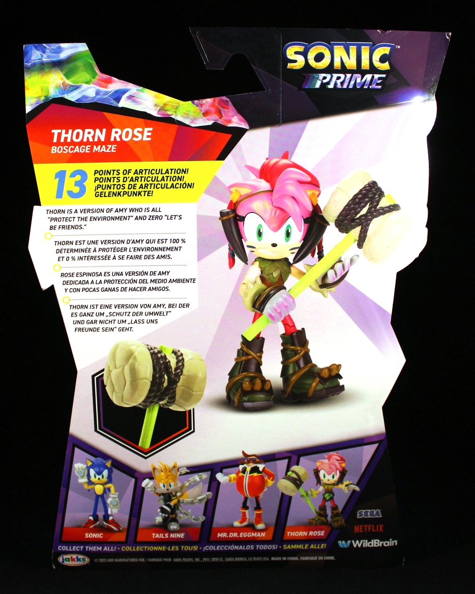 Boneco Sonic Prime Netflix Thorn Rose Toyng