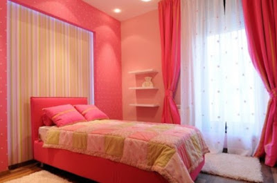 warna cat kamar tidur romantis terbaru