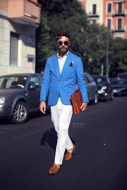 StreetStyle blanco y azul.