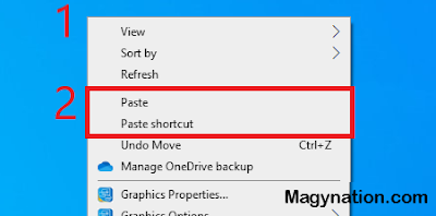 cara menampilkan shortcut di desktop windows 10