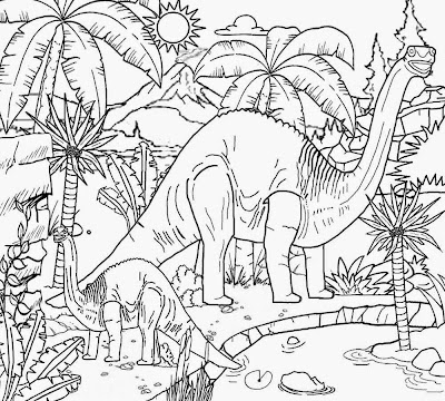 Dino Dan cartoon brontosaurus Jurassic period dinosaurs family printable learn the world of reptiles