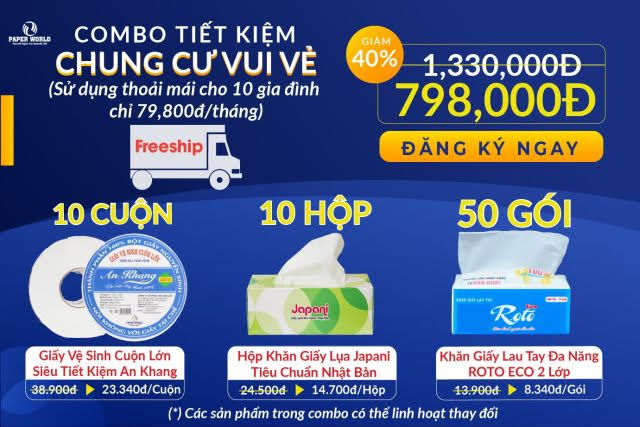 Combo tiết kiệm Chung cư vui vẻ