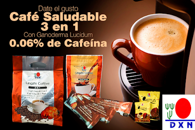 Cafés con Ganoderma de DXN
