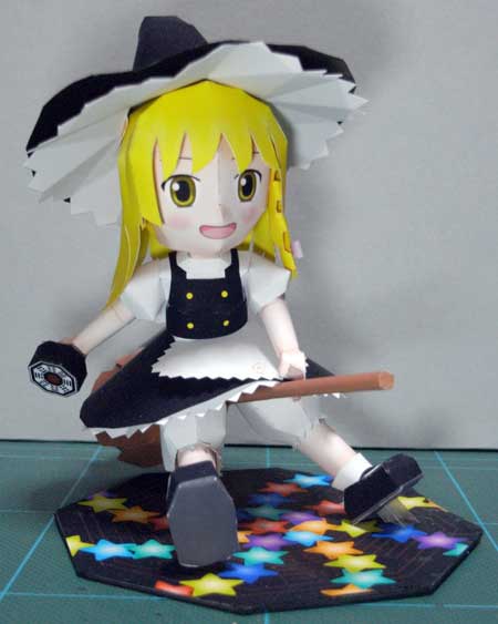 Touhou Project Marisa Kirisame Papercraft