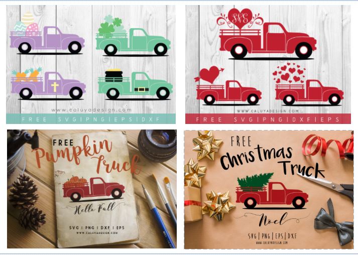 Download Free 174 Little Red Truck Svg Free SVG PNG EPS DXF File for Cricut, Silhouette and Other Machine