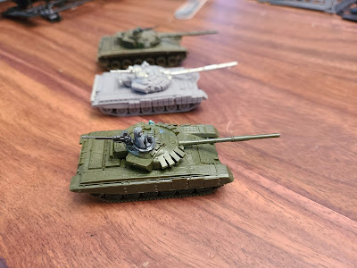 T-72 tank, Russian, 15mm, 1/100th, T-72A, T-72AV, T-72B obr. 1985, Zvezda, Khurasan, Battlefront, Team Yankee,
