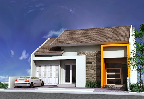 gambar rumah minimalis sederhana 1 lantai model 25