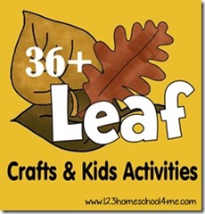 36 Leaf Crafts & Kids Activities for Fall