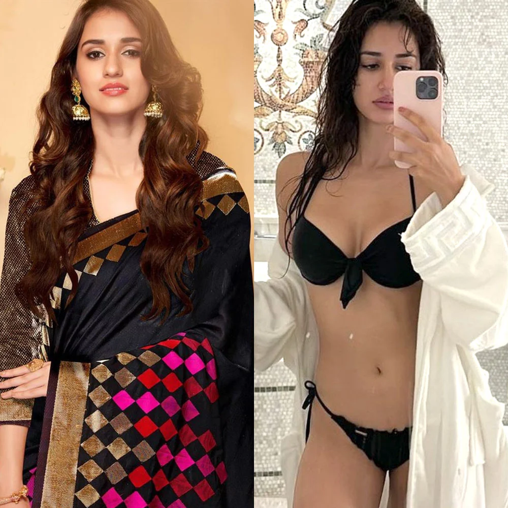 Disha Patani saree vs bikini hot actress