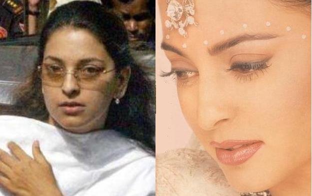 pakistani actress without makeup. Juhi Chawla Without and With