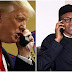 Buhari finally speaks to Trump on phone from London