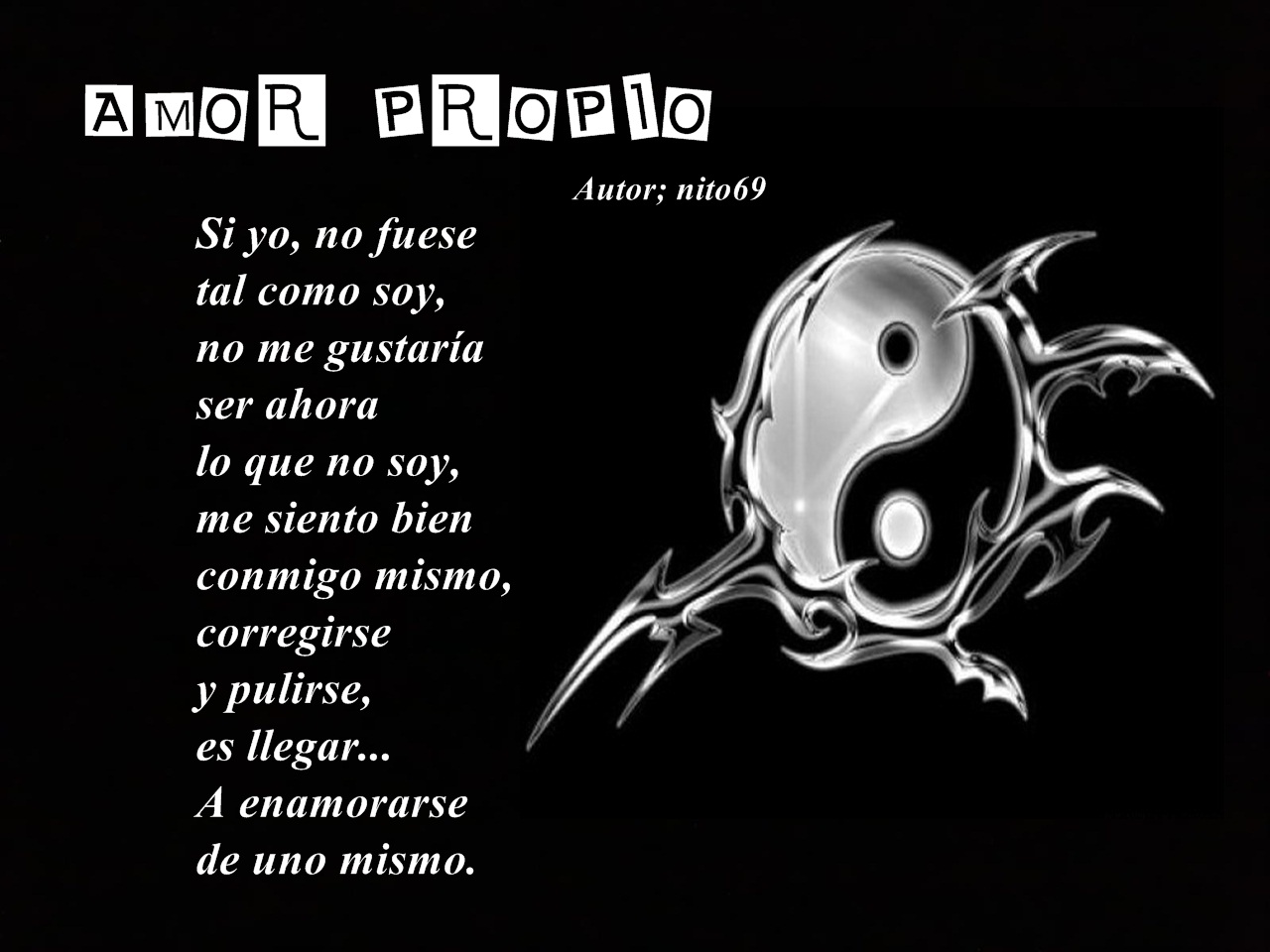 AMOR PROPIO