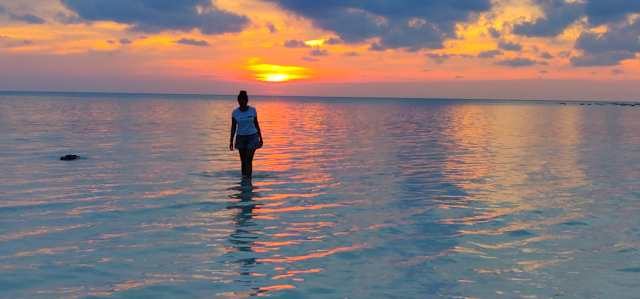 Image taken at Vijay nagar beach in havelock at 5:00 A.M in the morning