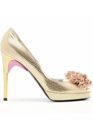 Gold Wedding Shoes