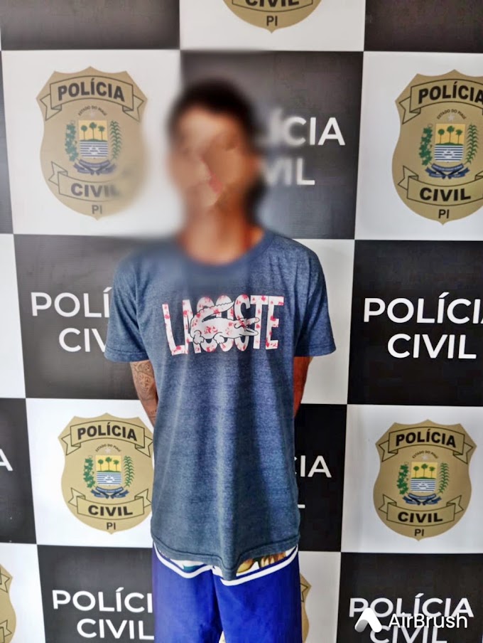 Polícia Civil captura adolescente investigado em homicídio e tráfico de drogas em Luís Correia