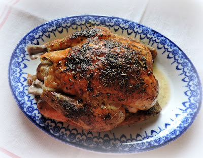 Roast Chicken with Lemon & Garlic