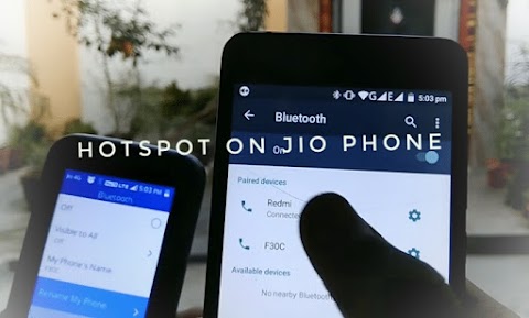 How to enable hotspot on Jio Phone