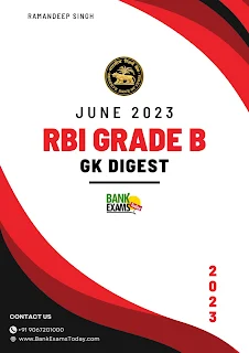 RBI Grade B GK Digest : June 2023