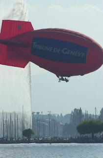 Dirigeable du journal La Tribune de Genève