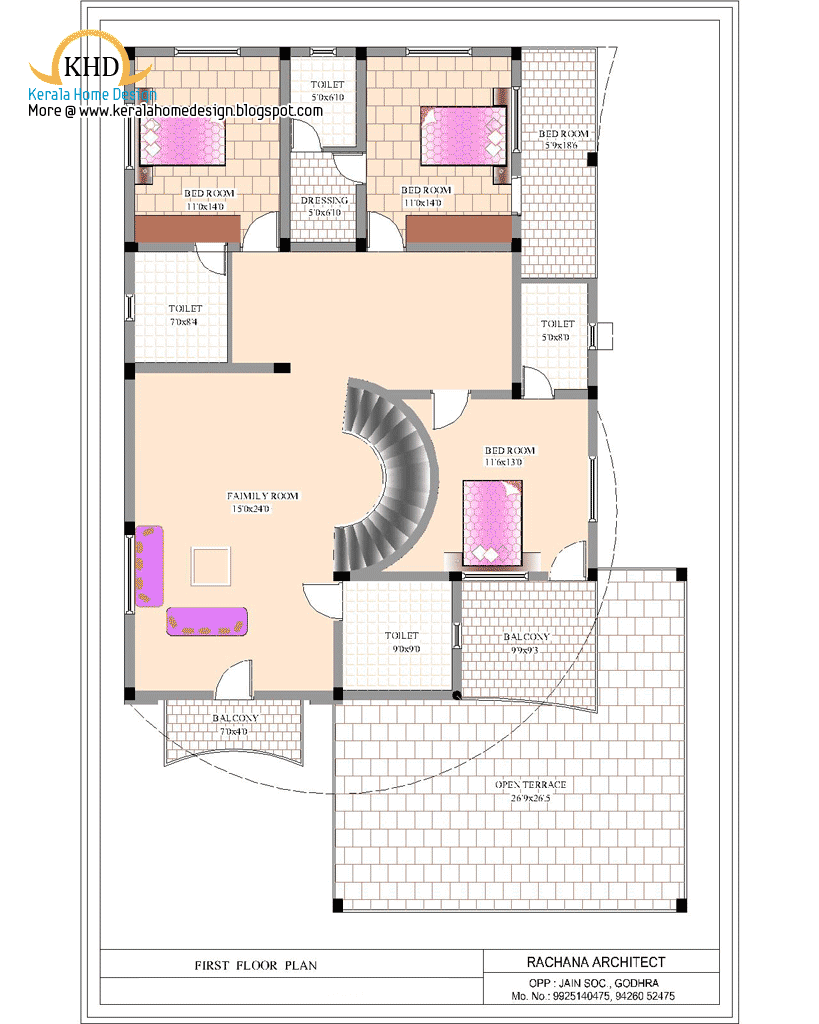  Duplex  House  Plan  and Elevation  Kerala home  design and 