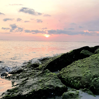 The Sunset at Airport Bali