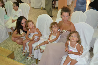 Triplets on Cyprus wedding