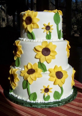 Serve a Sunflower Wedding Cake To Showcase Your Style