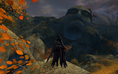 GW2 Guild Wars 2 face in the rocks