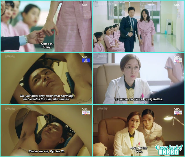  hwa shin took the radiation treatment under the name of na ri he also grab na ri pinky and her bag- Jealousy Incarnate - Episode 8 Review