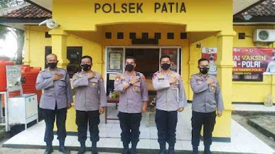 Lakukan Monitoring di Wilayah Hukum Polsek Patia, Dirpamobvit Polda Banten Imbau Personel Pengamanan Bersikap Netral
