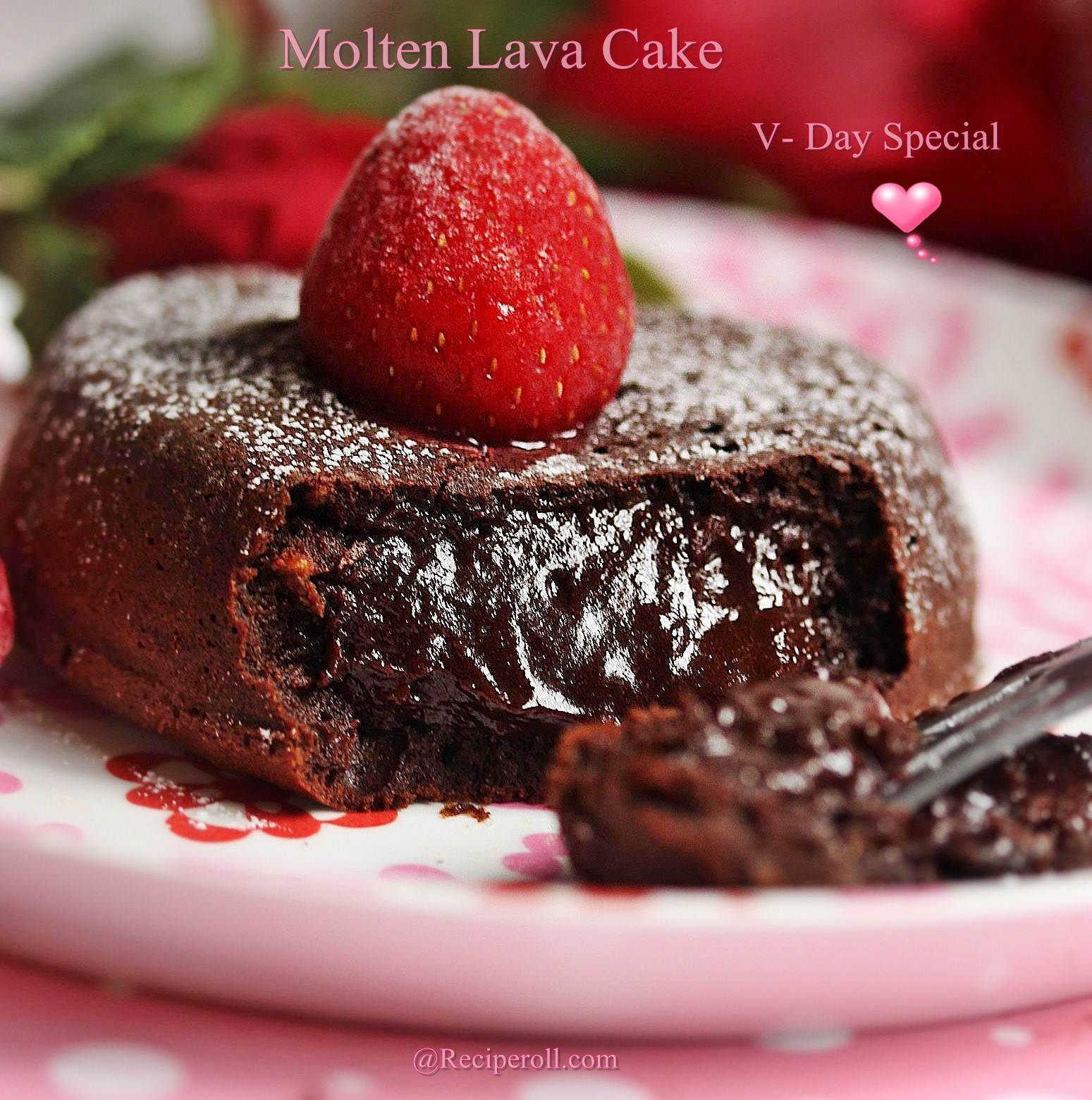 Molten Lava Cake | Valentines Day Special Dessert