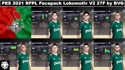 PES 2021 RFPL Facepack Lokomotiv Moskva V2 27F by BVG