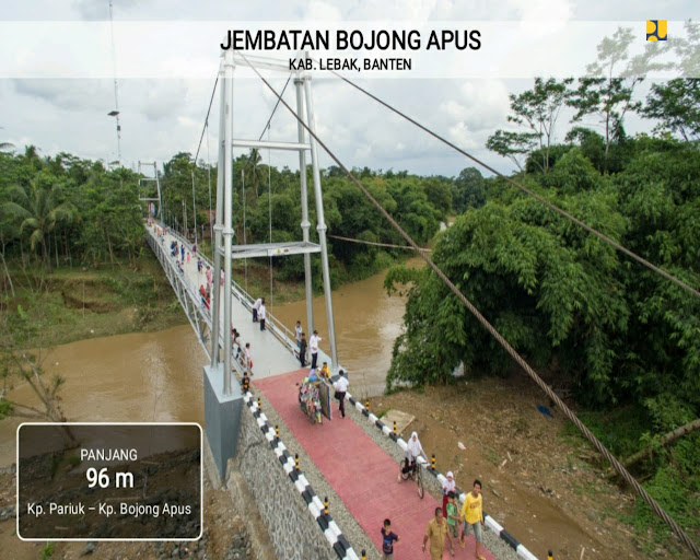 Tahun 2020, Pemerintah Akan Bangun 148 Jembatan Gantung  