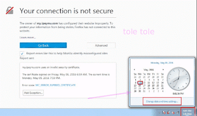 mozila your conection is not secure