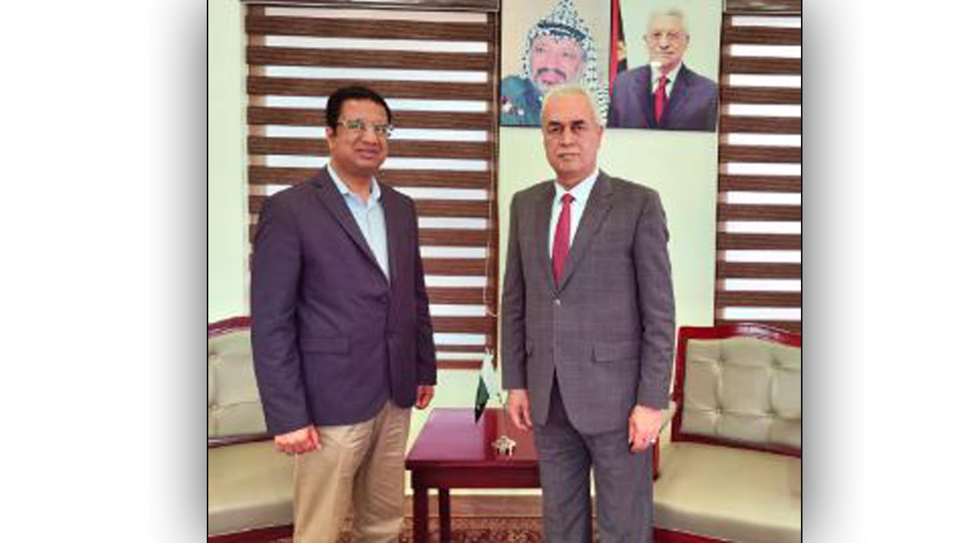 Ambassador lauds CGSS role in enhancing bilateral relations between Pakistan and Palestine