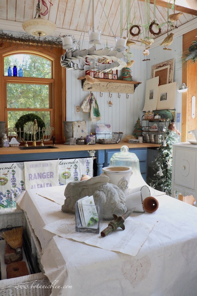 Garden Shed DIY budget open shelves offer more space