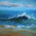 "Surf," Seascape Paintings by Arizona Artist Amy Whitehouse