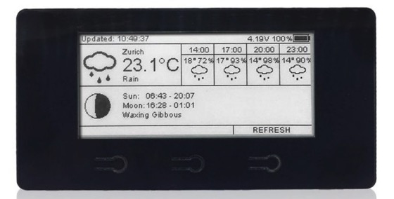 Tindie Blog | ESP8266 ePaper WiFi Display Kit Runs for Months on a Charge via Tindie Blog