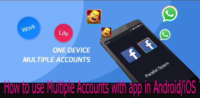 How to use Multiple Accounts with app in Android/iOS