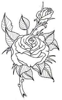 Flower Rose Tattoo Design 6