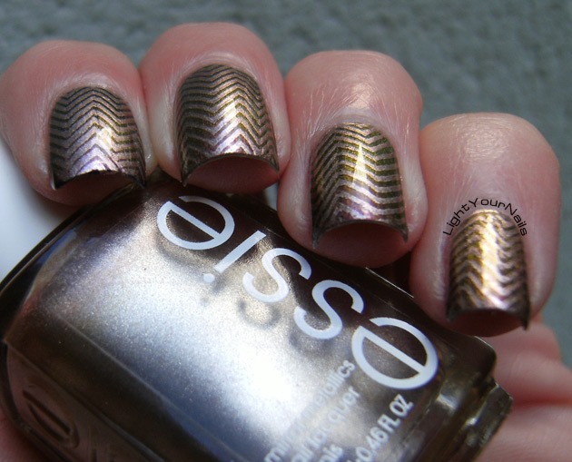 Chevron stamping with BP-08 plate