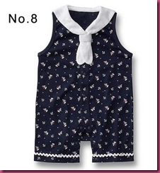 sailor black romper