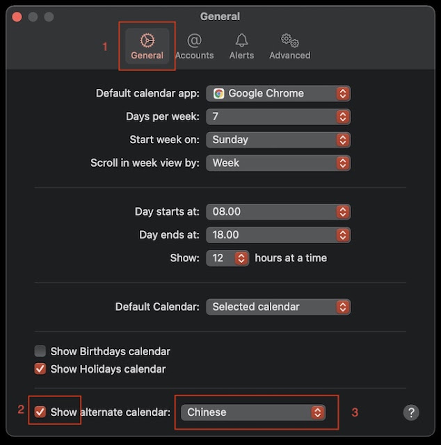 Cara menambahkan kalender Hijriah di Apple Celendar di IOS dan MacOS