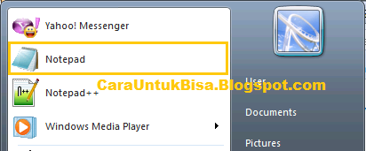 Cara Mengunci Folder Dengan Notepad