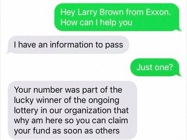 Guy Found A Hilarious Way To Beat A Scammer By Answering To Their Texts